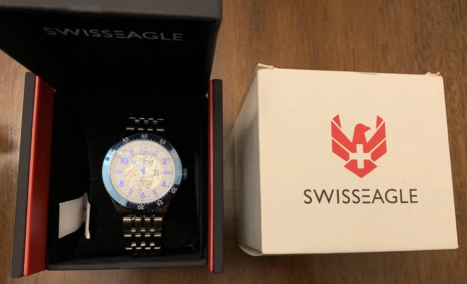 Reloj pulsera Swiss Eagle Flight Deck automático para hombre SE-9155A-44 Foto 1 de 4