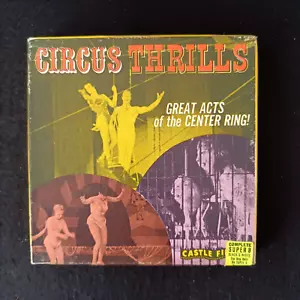 CIRCUS THRILLS - Super 8 Film Castle Films Vintage Collectible Reel - Picture 1 of 9