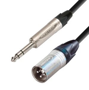 DG Systems - Cavo da Jack stereo a cannon XLR maschio 3p, connettori Neutrik - Imagen 1 de 2