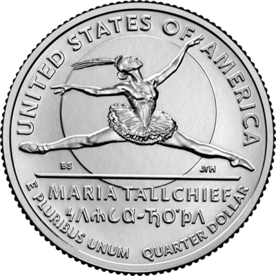 USA - 2023S - Washington ¼ $ - Maria Tallchief - Uncirculated - Very low Mintage - Image 1 of 2