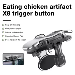 2x Phone Game Trigger Joystick for PUBG Mobile Gamepad Button Shooter Controller - Picture 1 of 12