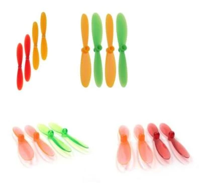 Hubsan X4 H107D 55mm Propellers Green Orange Red and Yellow Combos - Image 1 of 4