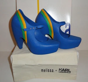 Melissa + Karl Lagerfleld Damen Schuhe, Pumps Gummi Gr. 38 NEU! - Bild 1 von 4