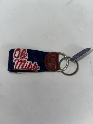 BRAND NEW OFFICIAL 2023 U.S. Open Smathers & Branson Needlepoint Key Fob Ol Miss Cover