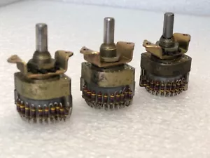 ELMA Rotary Selector Switch Type 04-1130. SWISS MADE. 24 positions. 3 Unit - Imagen 1 de 4
