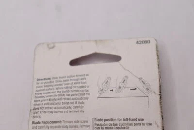 Faca utilitária Hyde aço polipropileno ultraleve 1/2" exposição 420 - Imagem 1 de 4