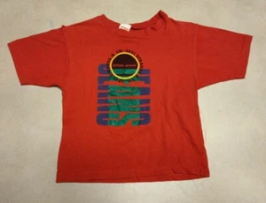 VTG  80's 90's Levis Sport Jeans kids size 7  Graphic Promo Single Stitch Shirt - Picture 1 of 7