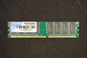 Módulo DDR Patriot PSD1G400 1 GB (1x1) PC-3200U DDR-400 CL3 sin ECC #7890 - Imagen 1 de 1