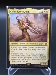 Celes, Rune Knight - 001 - MTG Magic Final Fantasy Commander - Picture 1 of 2