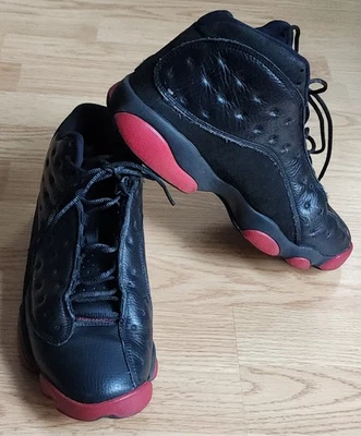 Nike Air Jordan Retro 13 Dirty Bred 2014 negro/rojo gimnasio talla 9 414571-003 - defectos  Foto 1 de 4