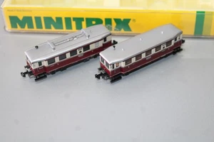 Minitrix 12093 Dieseltriebwagen Br VT 135 und Beiwagen VB 140 DRG Spur N OVP - Picture 1 of 5