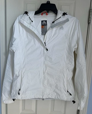 Chaqueta ligera Nike ACG 3 para mujer capa exterior Fitstorm blanca pequeña cremallera completa Foto 1 de 4