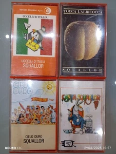 4 MC SQUALLOR Birds of Italy / Touch the Apricot / Hard Sky / Sing Squallor - Picture 1 of 8