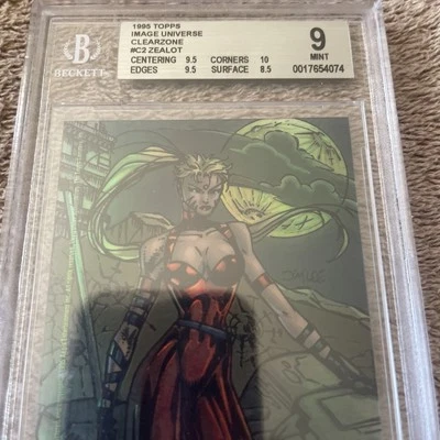 1995 TOPPS IMAGE UNIVERSE FOUNDERS SERIES CLEARZONE INSERT #C-2 - ZEALOT - Image 1 of 4