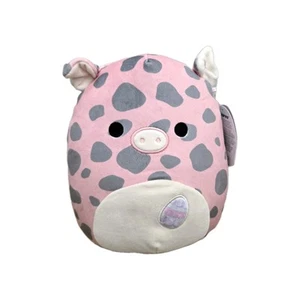 Squishmallows Easter 8" AQUITAINE The Polka Dot PIG Plush Farm Animal NWT - Picture 1 of 7