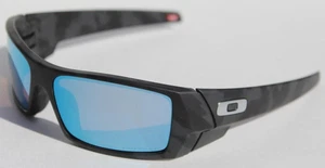 OAKLEY Gascan POLARIZED Sunglasses Matte Black Camo/Prizm Deep Water Blue OO9014 - Picture 1 of 5