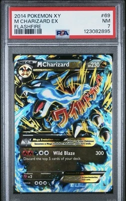 2014 Pokemon XY Flashfire M Charizard EX #69/106 PSA 7 NM - Image 1 of 2