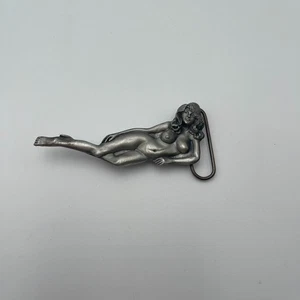 Rare Capt. Hawks Sky Patrol Nude Lady Woman Vintage Belt Buckle 1979 Made In USA - Picture 1 of 6