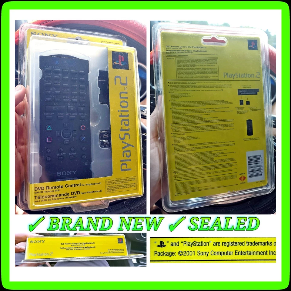 Sony Playstation 2 Infared DVD Remote Controller Kit - Black (9704201)