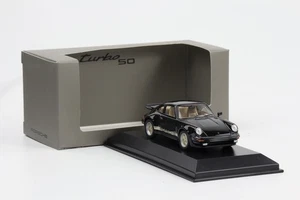 1:43 Porsche 911 930 Turbo 3.0 1975 platin schwarz diecast Museum MAP - Picture 1 of 4