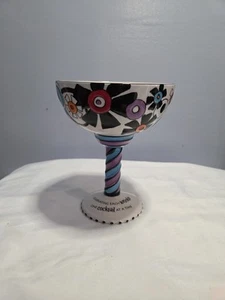Grasslands Road "Tipsy-Rita" Margarita Glass Celebrating Wrinkles One... - Bild 1 von 7