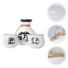 Sake Set Ceramic Tea Cups Soju Glass Sake Bottle & Cups-