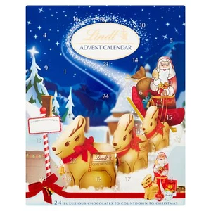 Lindt Milk Lovers Advent Calendar 24 Assorted Chocolate Surprises 5.64 oz - Picture 1 of 6