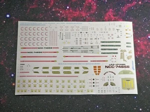 Decalcomanie Waterslide per scala 1:1400 INTREPID CLASS U.S.S. VOYAGER - Foto 1 di 2