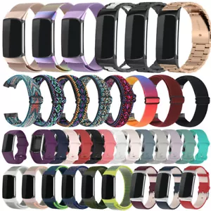 Für Fitbit Charge 5 6 Armband Silikon/Edelstahl/Nylon/Leder/Milanese Ersatz Band - Bild 1 von 141