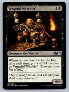 Vengeful Warchief Magic the Gathering Core Set 2020 M20 MTG Card FREE SHIPPING ! - Picture 1 of 3