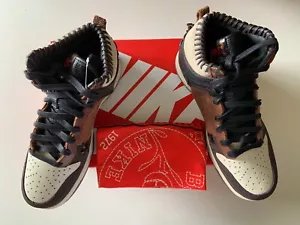 NUEVO Nike Dunk Hi Bodega Legend CZ8125-200 Hombres 10 Zapatos FAUNA MARRÓN - Imagen 1 de 10