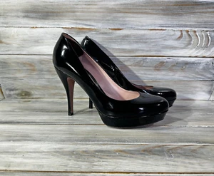 Gucci Lackleder Heels Damenschuhe Schwarz Made In Italy - Bild 1 von 24