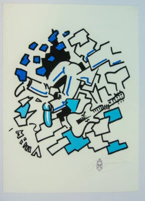 Michael Würzberger: Serigrafie handsigniert  - Bild 1 von 3