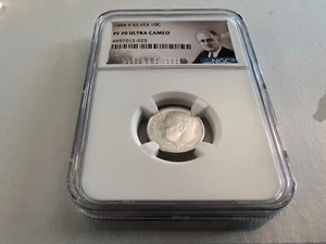 1994-S SILVER ROOSEVELT DIME NGC PF70 ULTRA CAMEO "PORTRAIT LABEL" TOP POP - Picture 1 of 4