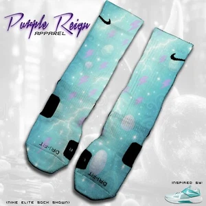 NIKE Kobe 8 proto "Easter" Custom Nike Elite Socks KD 4 Kevin Durant IB3550-300 - Picture 1 of 1