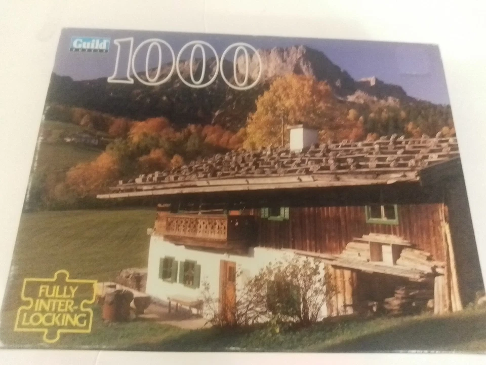 Guild Farmhouse Untersberg Germany 1000 Piece Jigsaw Puzzle 20 1/8" X 27 1/2"  - Image 1 of 1