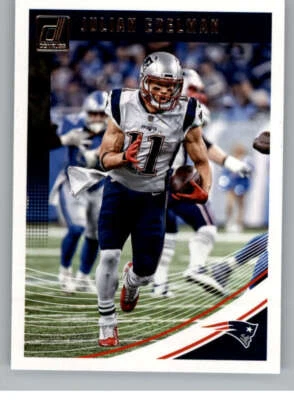 Julian Edelman 2018 Donruss #186 Patriots - Image 1 of 2