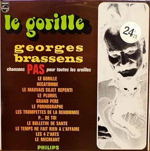 GEORGES BRASSENS: Le Gorille-NM1967LP FRENCH IMPORT - Picture 1 of 1