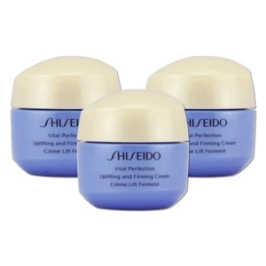 30%OFF! SHISEIDO Vital Perfection Uplifting Firming Cream ◆15mLX3◆ 2027 NEW P/F! - Picture 1 of 5