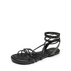Women Lightweight Lace Up Strappy Flat Sandals Open Toe Dress Shoes