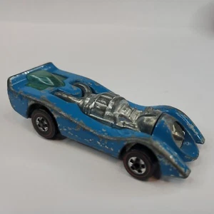 Redline Hotwheels Blue 1973 Jet Threat enamel  - Picture 1 of 7