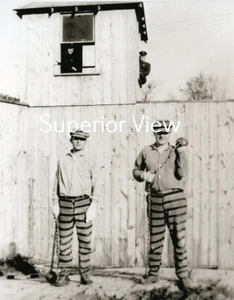 Marquette Rama Prisión Reclusos Rayas Bola y Cadena Policía Estatal de Michigan MIRAR - Imagen 1 de 1