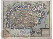 Produktbild - Mons (Bergen) Belgien Schlachtkarte von Rapin 1743