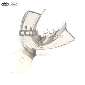 1 x Dental Impression Tray,Upper X Large Size, Non Perforated Stainless Steel - Picture 1 of 3