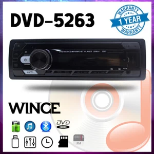 1Din Car DVD/CD 24V Bluetooth Radio FM/EQ MP3 Player In-dash Stereo Head Unit TF - Picture 1 of 12