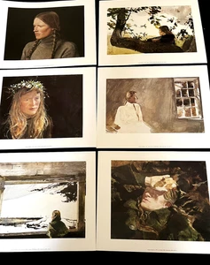 Andrew Wyeth The Helga Pictures Portfolio of 6 Six Works 12x16 Photos - Bild 1 von 7