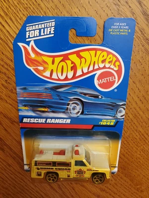 1998 Hot Wheels Mainline/Collector #1048 RESCUE RANGER White 1998 (B1) - Image 1 of 2