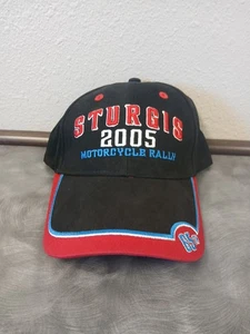 65th Sturgis Black Hills 2005 Motocicleta Bicicleta Rally Gorra Ajustable Hombres Negro - Imagen 1 de 9