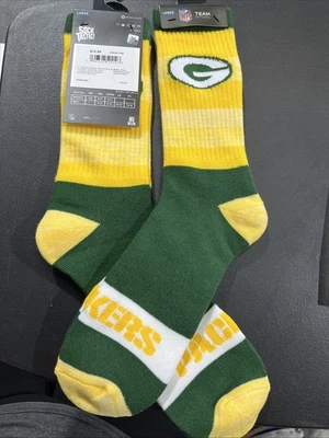 2)CALCETINES GREEN BAY PACKERS CREW UNISEX MUJER 6-11**HOMBRE 10-13 "GO PACK GO" Foto 1 de 4