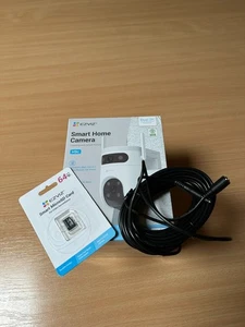 EZVIZ H9c 2K Dual-Lens Pan & Tilt Wi-Fi Camera + 64GB SD card + 10m power cable - Picture 1 of 2